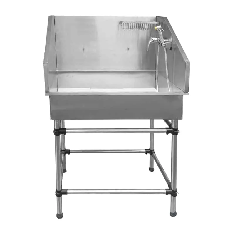 Small Static Durable Stainless Dog Grooming Bath