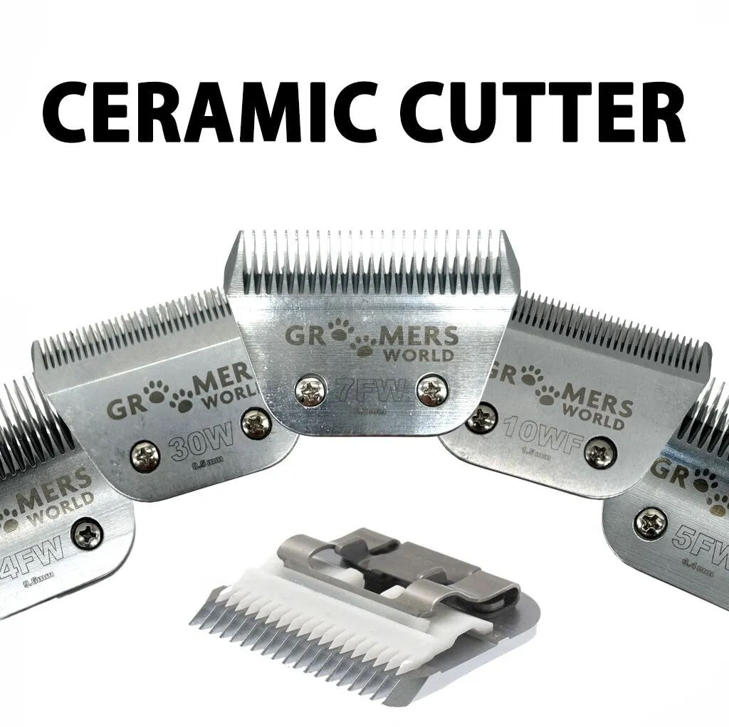 All Groomers World A5 Wide Blades – Ceramic Cutter - Image 1
