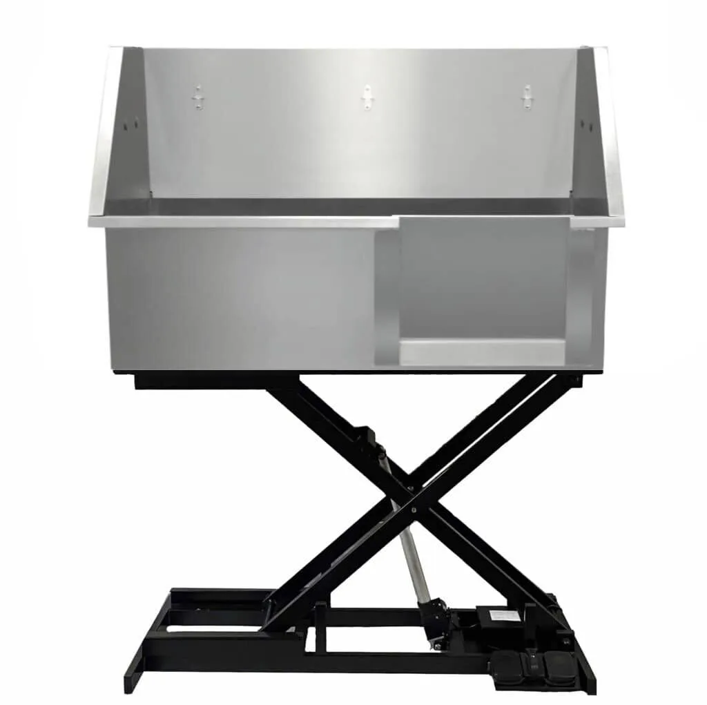 Ultra smooth quiet electric stainless steel dog grooming bath