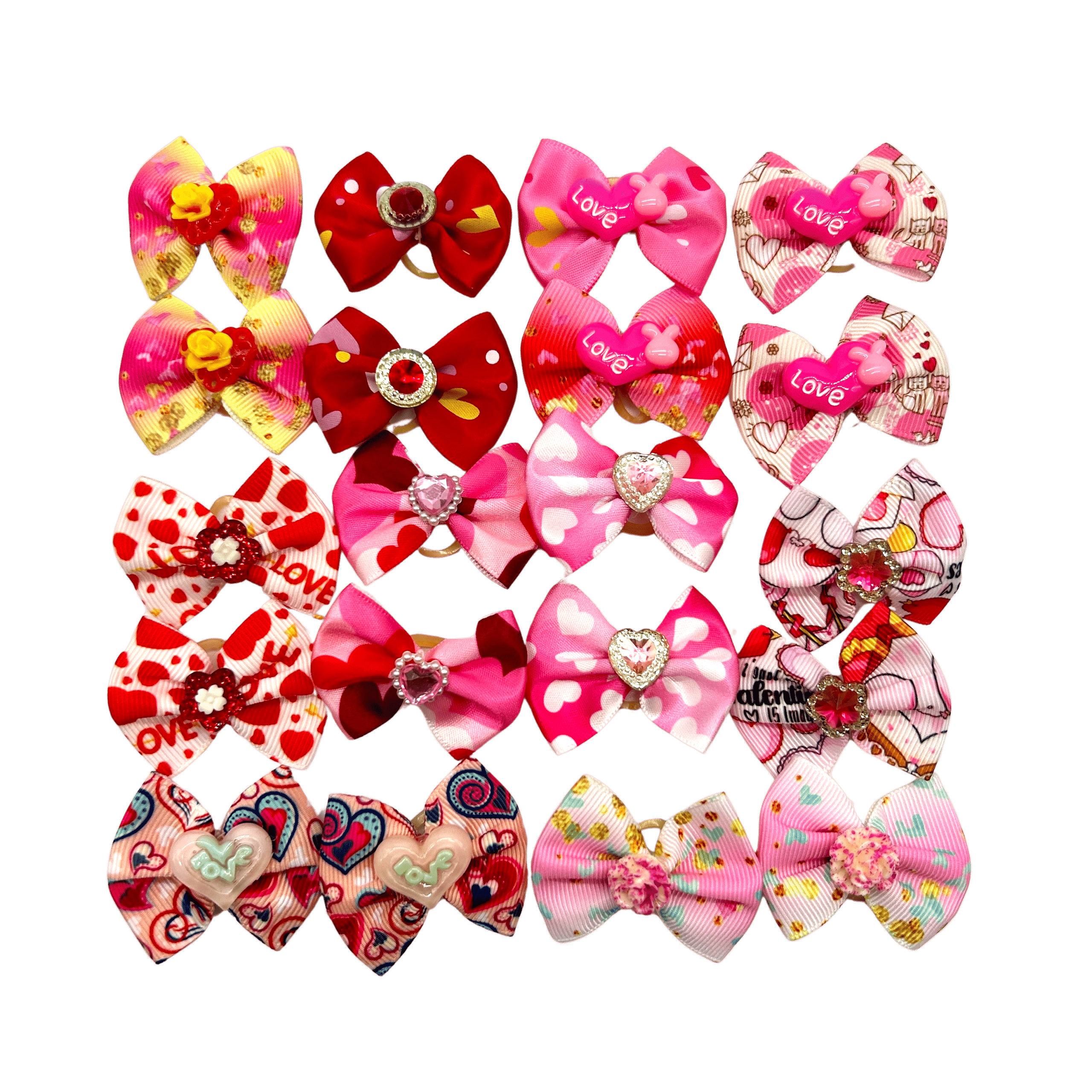 Valentines Top Knott Bows - Image 1