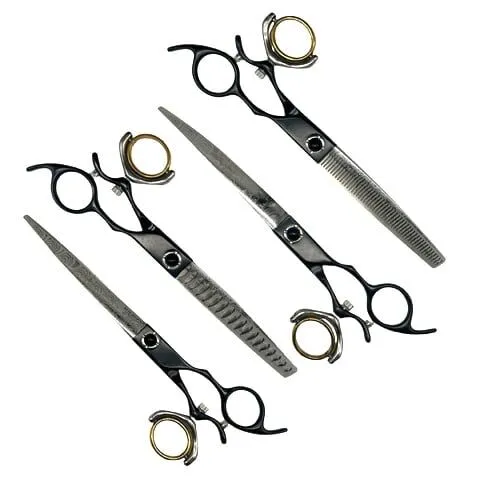 Damascus Swivel Thumb Scissor Set - Image 1