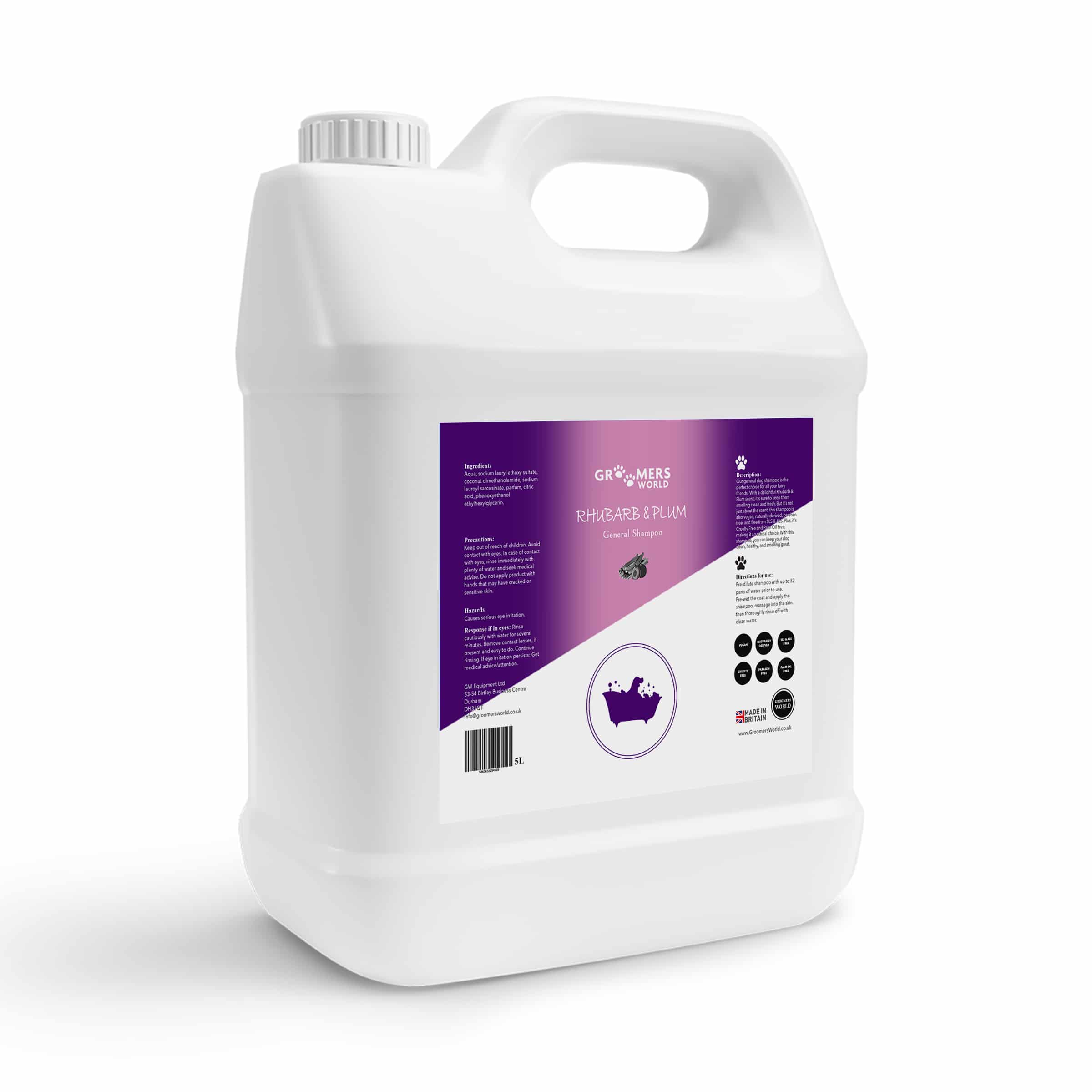 Rhubarb & Plum General Shampoo 5L - Image 1