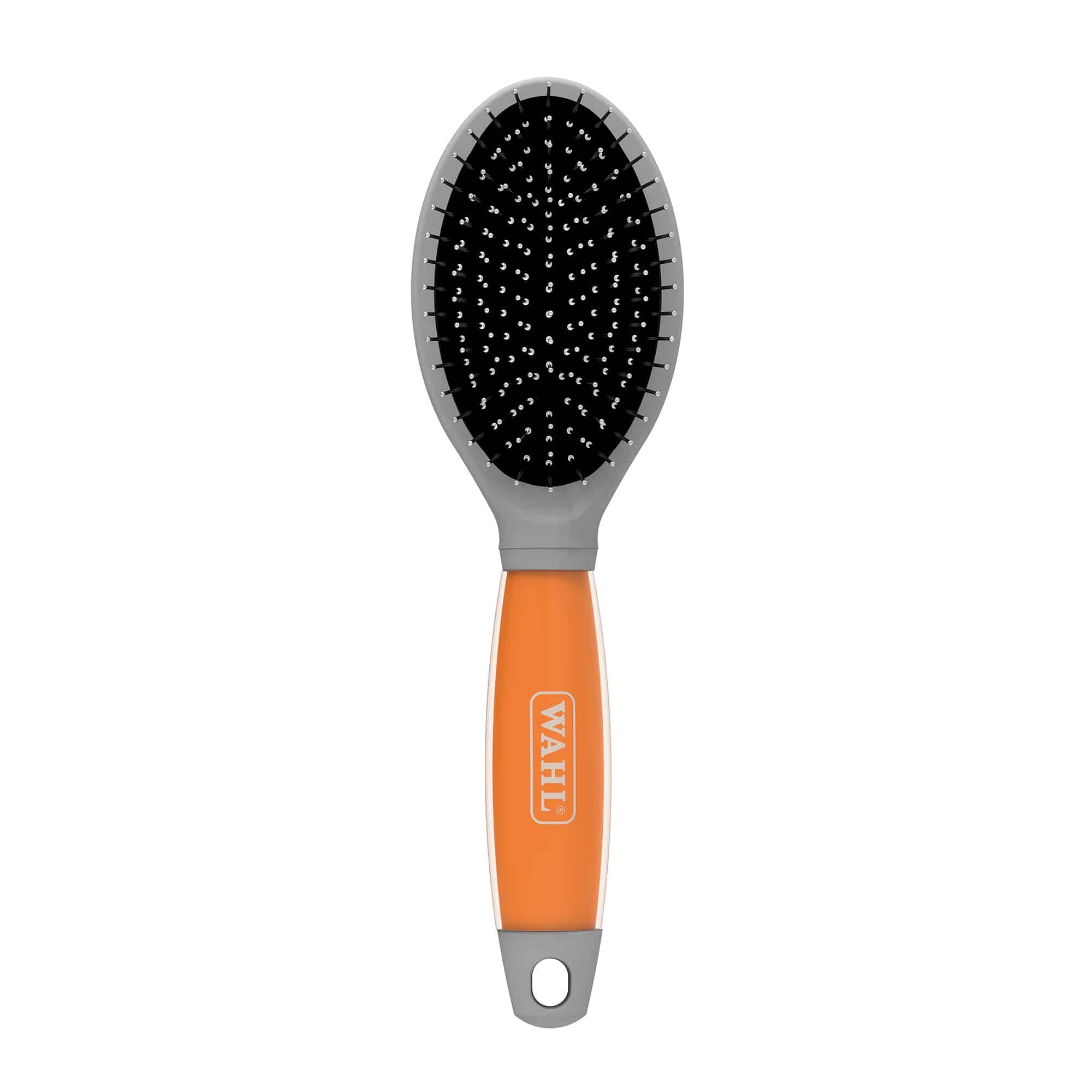 58429-002 Pin Brush front High JPG Wahl Pin Brush – Orange Gel Handle - Image 1