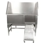 Large Deluxe Stainless Steel Dog Bath with Stairs (GW130N) - Image 2