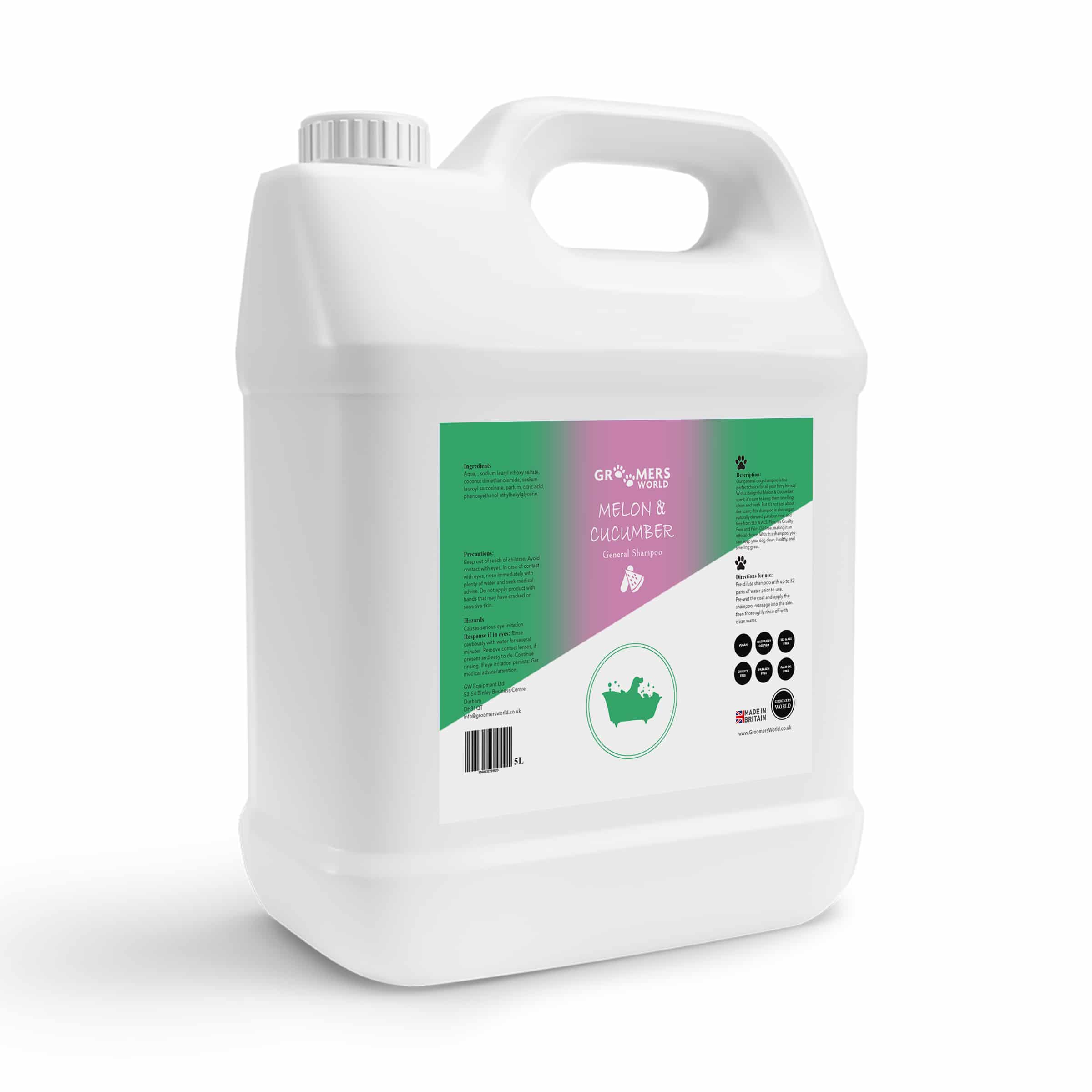 Melon & Cucumber General Shampoo 5L - Image 1