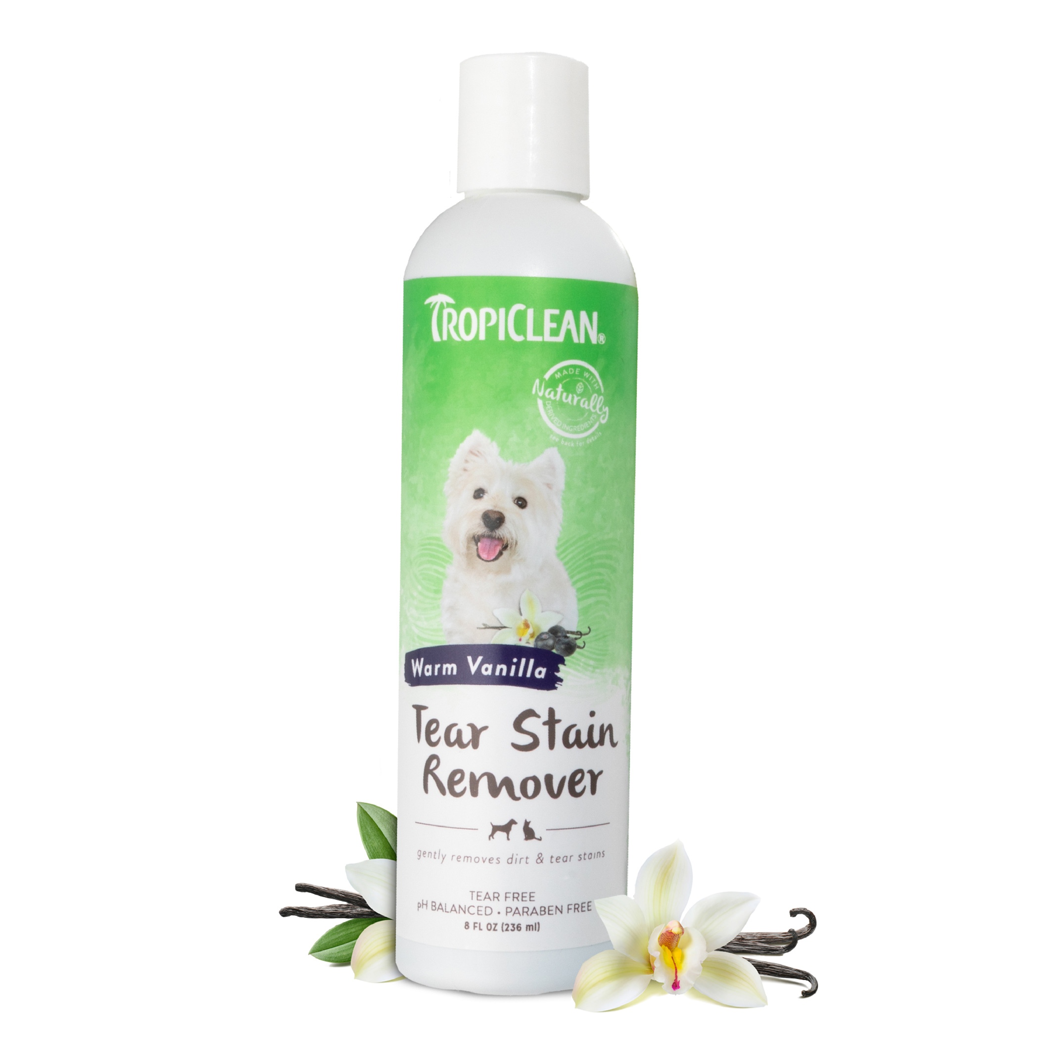 TropiClean Tear Stain Remover 236ml - Image 1