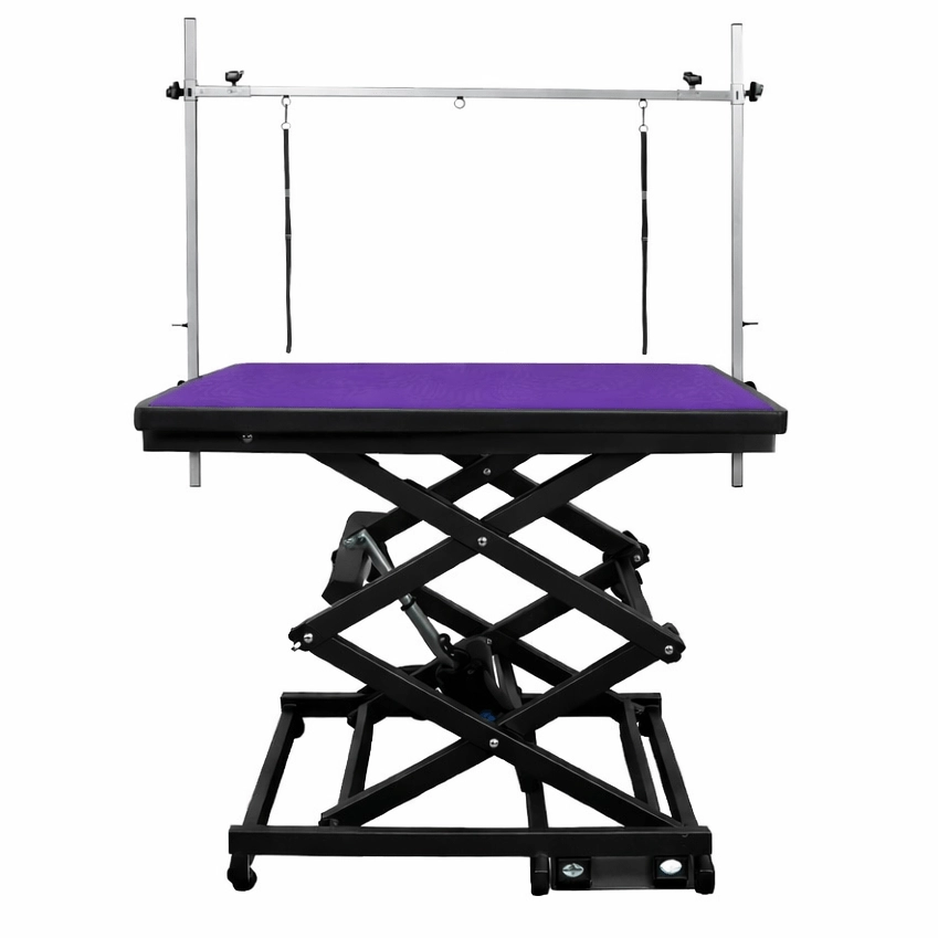 Accordion Electric Grooming Table Black 119cm (GW109) - Image 1