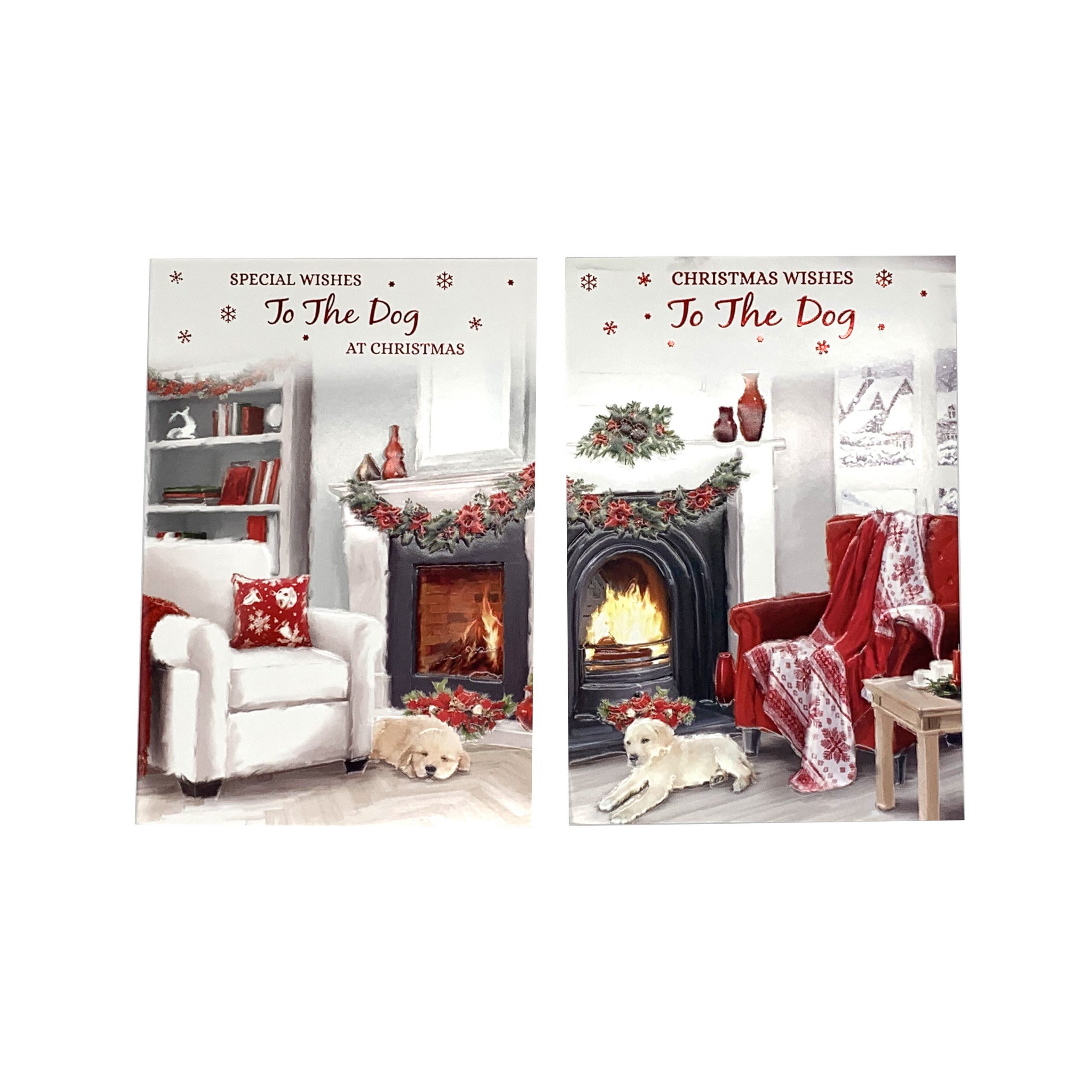 48 Pack of Dog Xmas Cards - Image 1