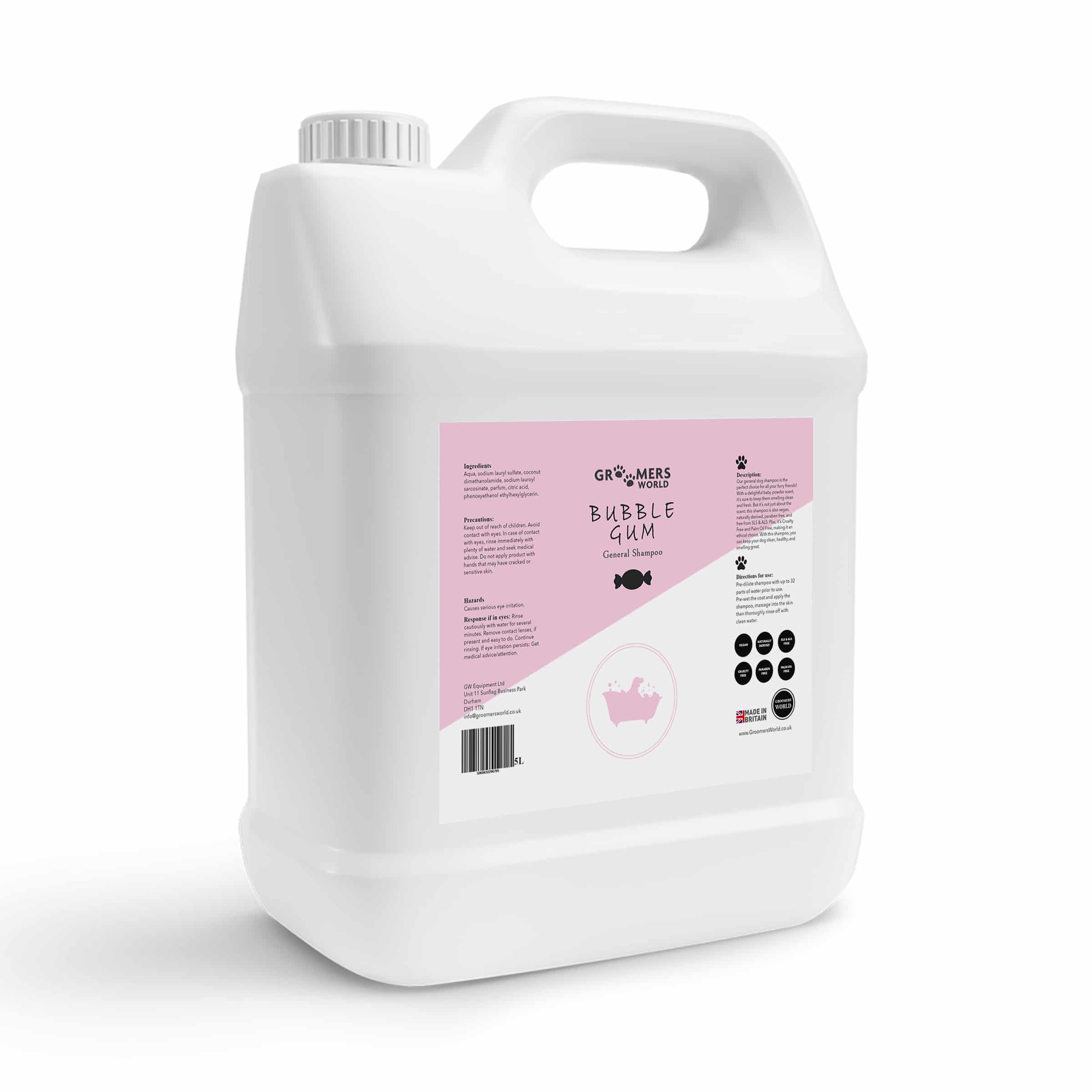 Bubblegum General Shampoo 5L - Image 1