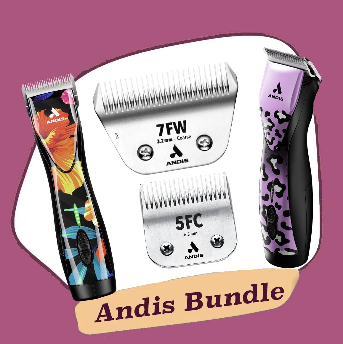 Andis Bundle Prodcut Photo Andis Clippers, Blades & Attachments – 10% off 7 items or more - Image 1
