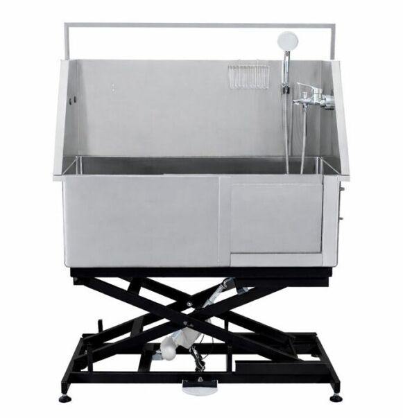 Electric Lifting Deluxe Bathing Tub with Sliding Door & Arm GW-231E - Image 1