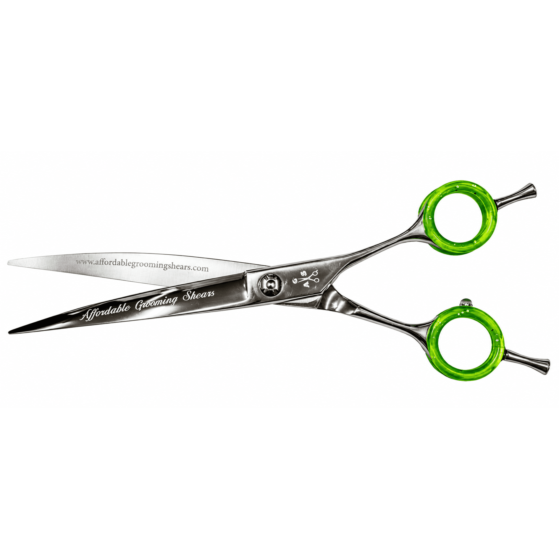 Affordable Grooming Shears Mako 7.5" Curved Dog Grooming Scissors - Image 1