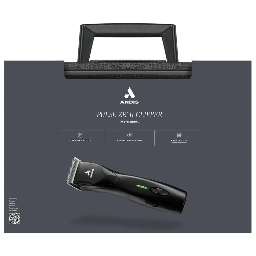Andis Pulse ZR® II Black Detachable Blade Clipper - Image 3