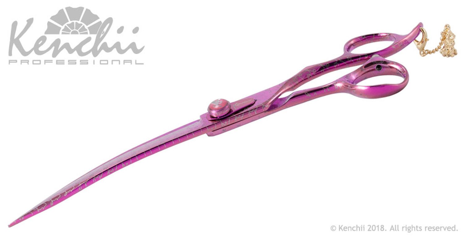Kenchii Pink Poodle 8″ Curved Shear - Image 4