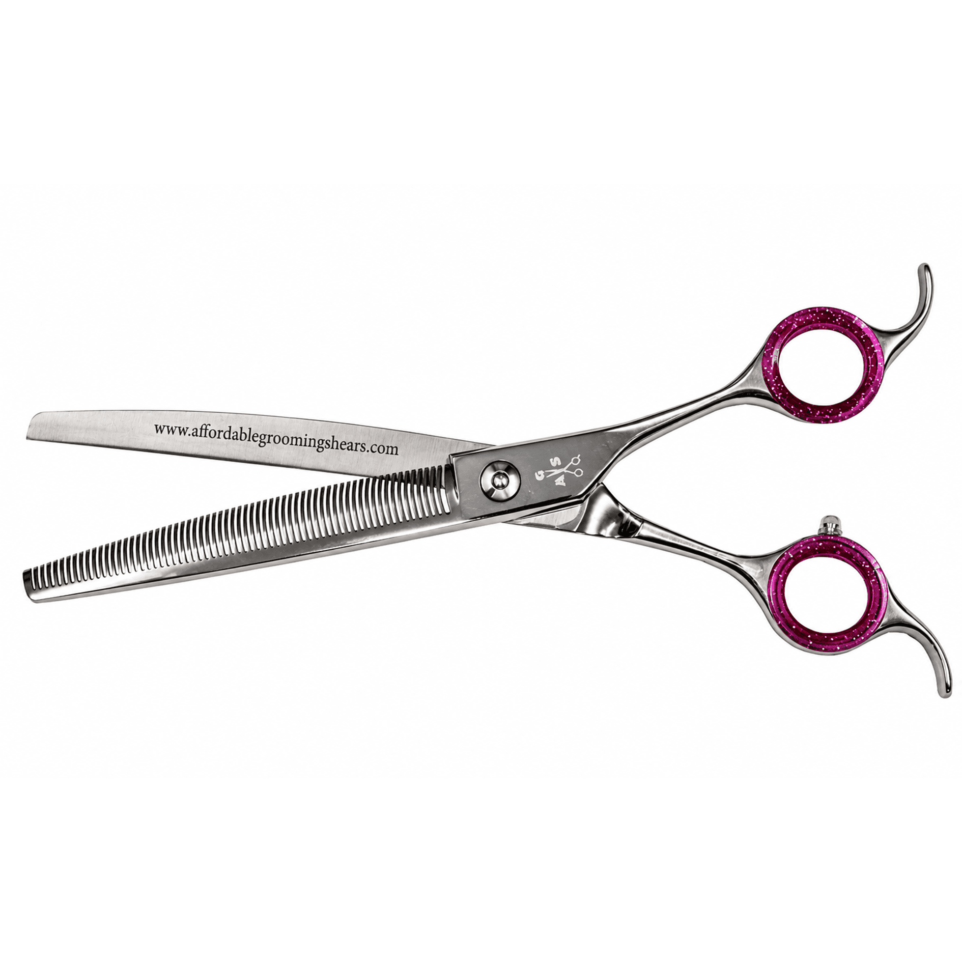 Affordable Grooming Shears Mako 65-Tooth Straight Thinning Dog Grooming Scissors - Image 1