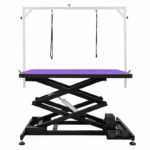 PRE LOVED Large Accordion Electric Grooming Table Black 126cm - Image 2