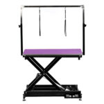 Extra Low Electric Grooming Table – Strong Bars & Wheels Black 110cm (GWN)