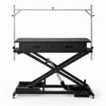 Large Extra Low Electric Pet Grooming Table Black Frame 126cm with Drawers *Pre Order 21st January - Image 5