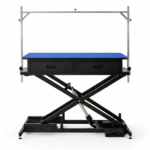 Large Extra Low Electric Pet Grooming Table Black Frame 126cm with Drawers *Pre Order 21st January - Image 2
