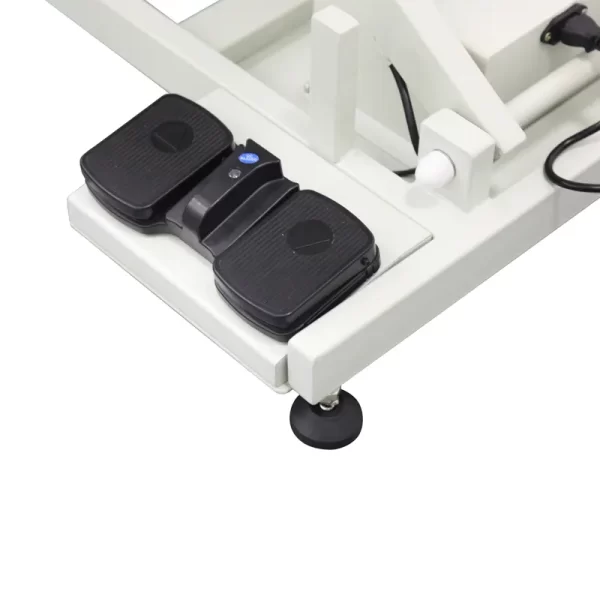 Large Accordion Electric Grooming Table White 126cm - Image 2