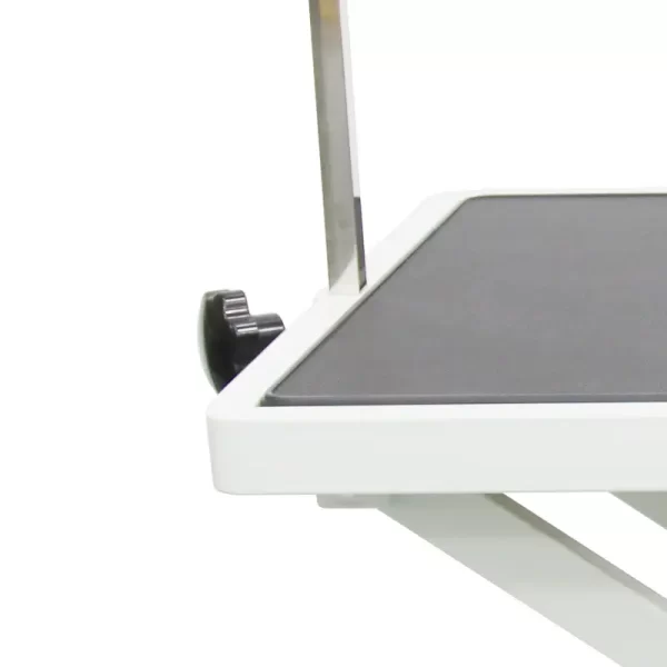Large Extra Low Electric Pet Grooming Table White 126cm - Image 3