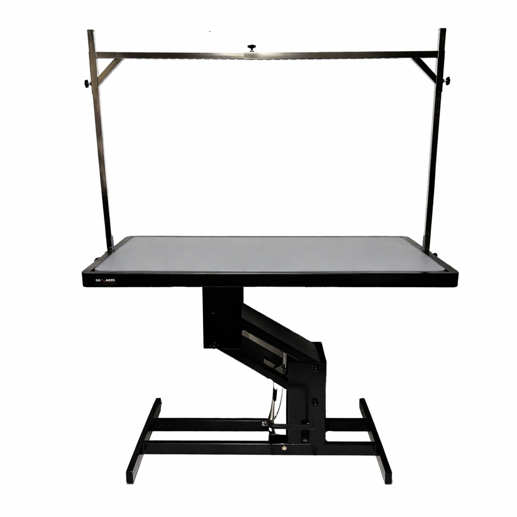 Hydraluic-Table-FT-804L Black Grey Hydraulic Grooming Table 126cm FT-804L - Image 1