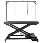 Large Extra Low Electric Pet Grooming Table Black 126cm - Image 3