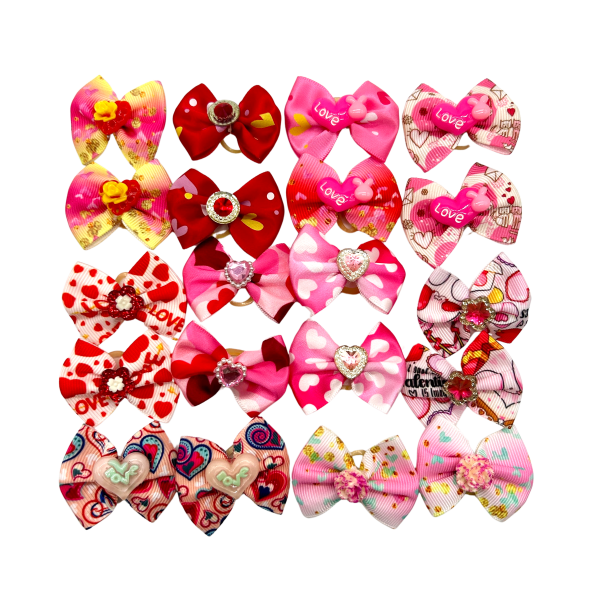 Valentines Top Knott Bows - Image 1