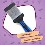 Mini Medium Flexi Brush – Puppy, Silky Coats & De-Shedding - Image 6