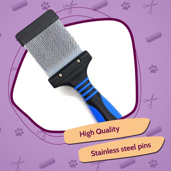 Mini Medium Flexi Brush – Puppy, Silky Coats & De-Shedding - Image 6