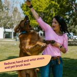 Mini Medium Flexi Brush – Puppy, Silky Coats & De-Shedding - Image 9