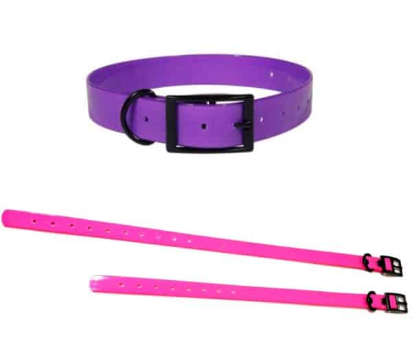 4 x Waterproof Dog Collars - Image 1