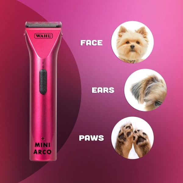 Mini Arco Pink Cordless Animal Trimmer - Image 2