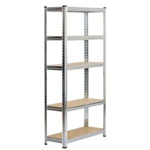 150 x 75 x 30cm | 5 Tier Heavy Duty Shelving Unit