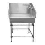 Small Static Durable Stainless Dog Grooming Bath