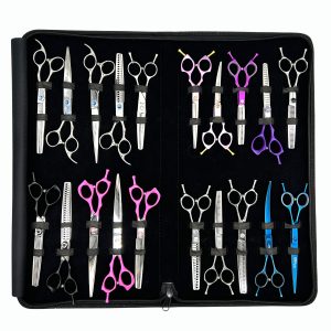 Professional 20 Piece Grooming Scissor Case