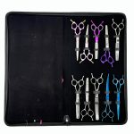Professional Grooming Scissor Case with Scissors