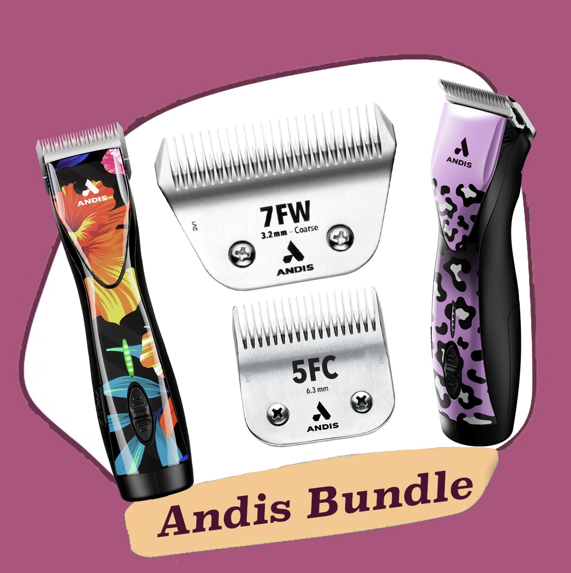 Andis Bundle Prodcut Photo Andis Clippers, Blades & Attachments – 10% off 7 items or more - Image 1