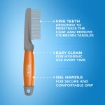 Wahl Grooming Comb – Orange Gel Handle - Image 2
