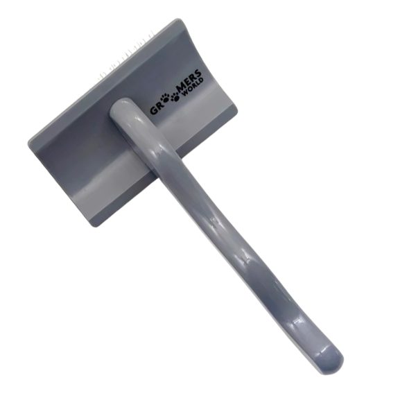 Medium Long Pin Brush Grey - Image 2