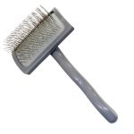 Medium Long Pin Brush Grey