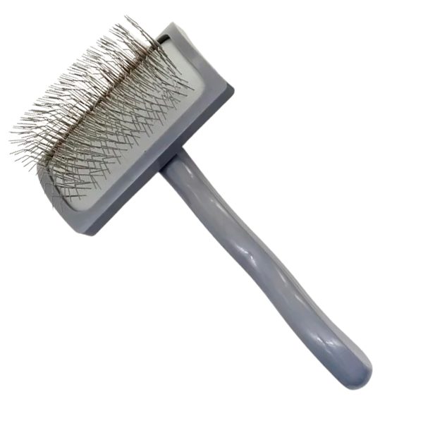 Medium Long Pin Brush Grey - Image 1