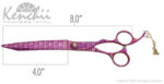 Kenchii Pink Poodle 8″ Straight Shear - Image 2