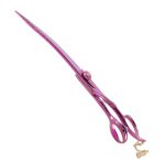 Kenchii Pink Poodle 8″ Curved Shear