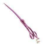 Kenchii Pink Poodle 8″ Curved Shear