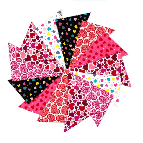 Valentines Tieback Bandanas - Image 1