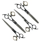 Damascus Swivel Thumb Scissor Set