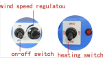 Blaster / Dryer Single Motor with 2 HEAT Settings (GWS2) - Image 3