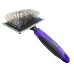 Slicker Brush Extra Long Pins – Purple