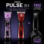 Andis Pulse ZR II Cordless Dog Clipper & FREE Easy Trim Trimmer Bundle